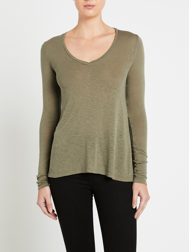 american vintage Kobibay Long Sleeved Tee Vintage Sage Garmentory