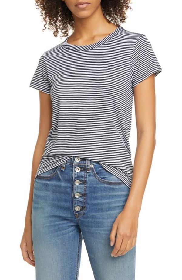 rag and bone striped tee