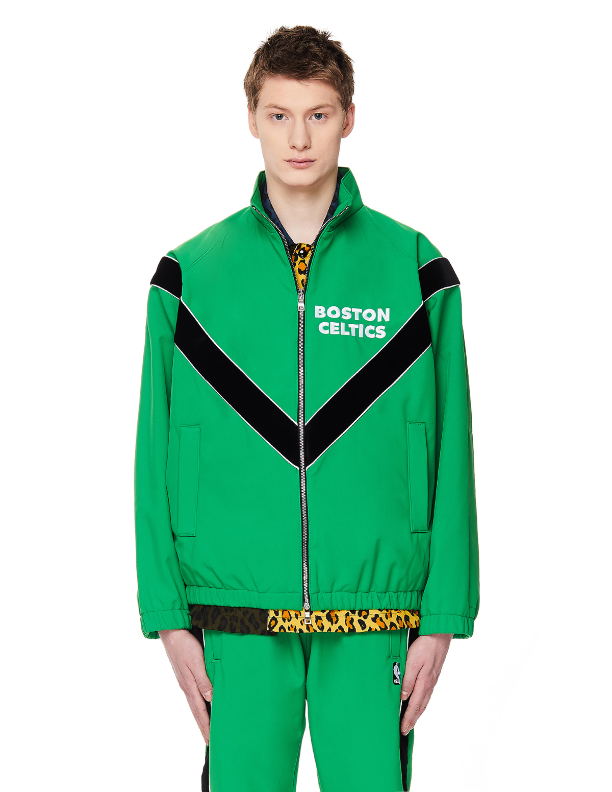 JUST DON Green Celtics Jacket - Image 1 of 4