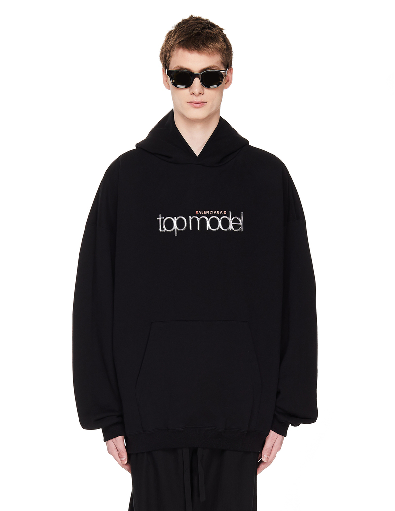 BALENCIAGA Top Model Hoodie ビックシルエット L BALENCIAGA Top Model Hoodie ビックシルエット L F1 Top League