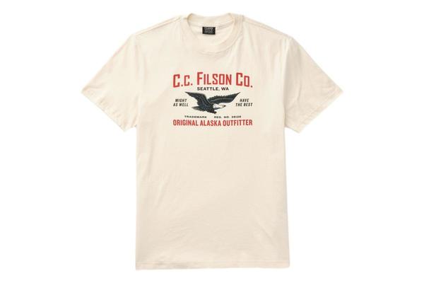 Filson Short Sleeve Lightweight Graphic Outfitter T Shirt - Birch Filson Short Sleeve Lightweight Graphic Outfitter T Shirt - Birch