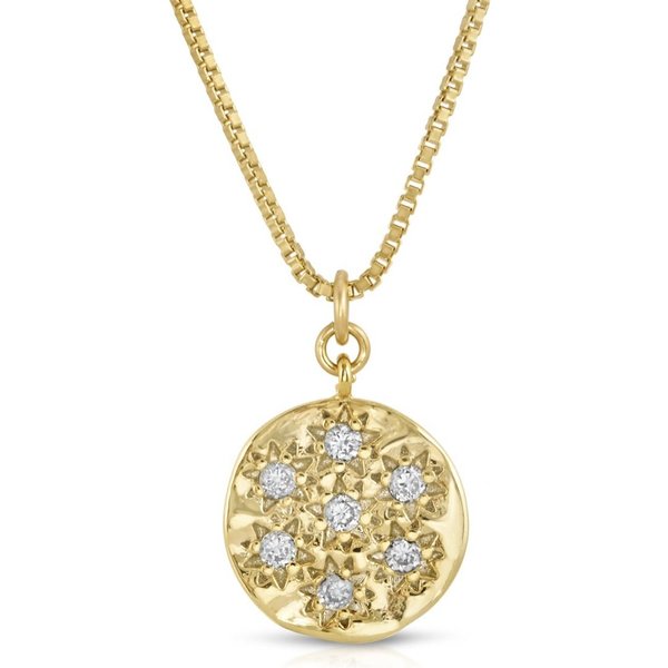 Joy Dravecky Celestial Disc Necklace - Gold Joy Dravecky Celestial Disc Necklace - Gold