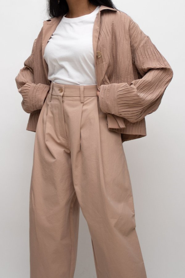 W A N T S Canyon Crinkle Pleated Jacket W A N T S Canyon Crinkle Pleated Jacket