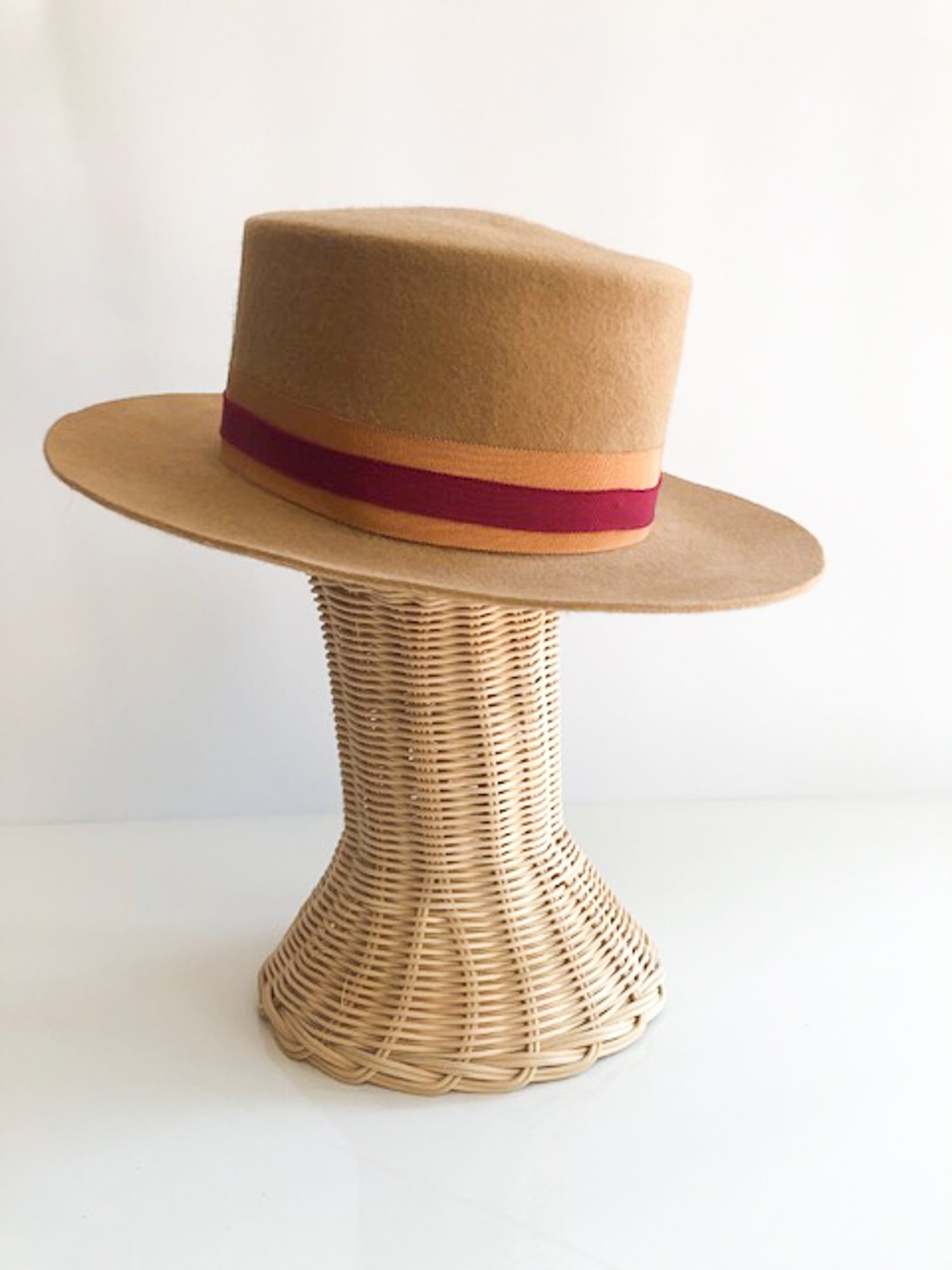 camel wide brim hat