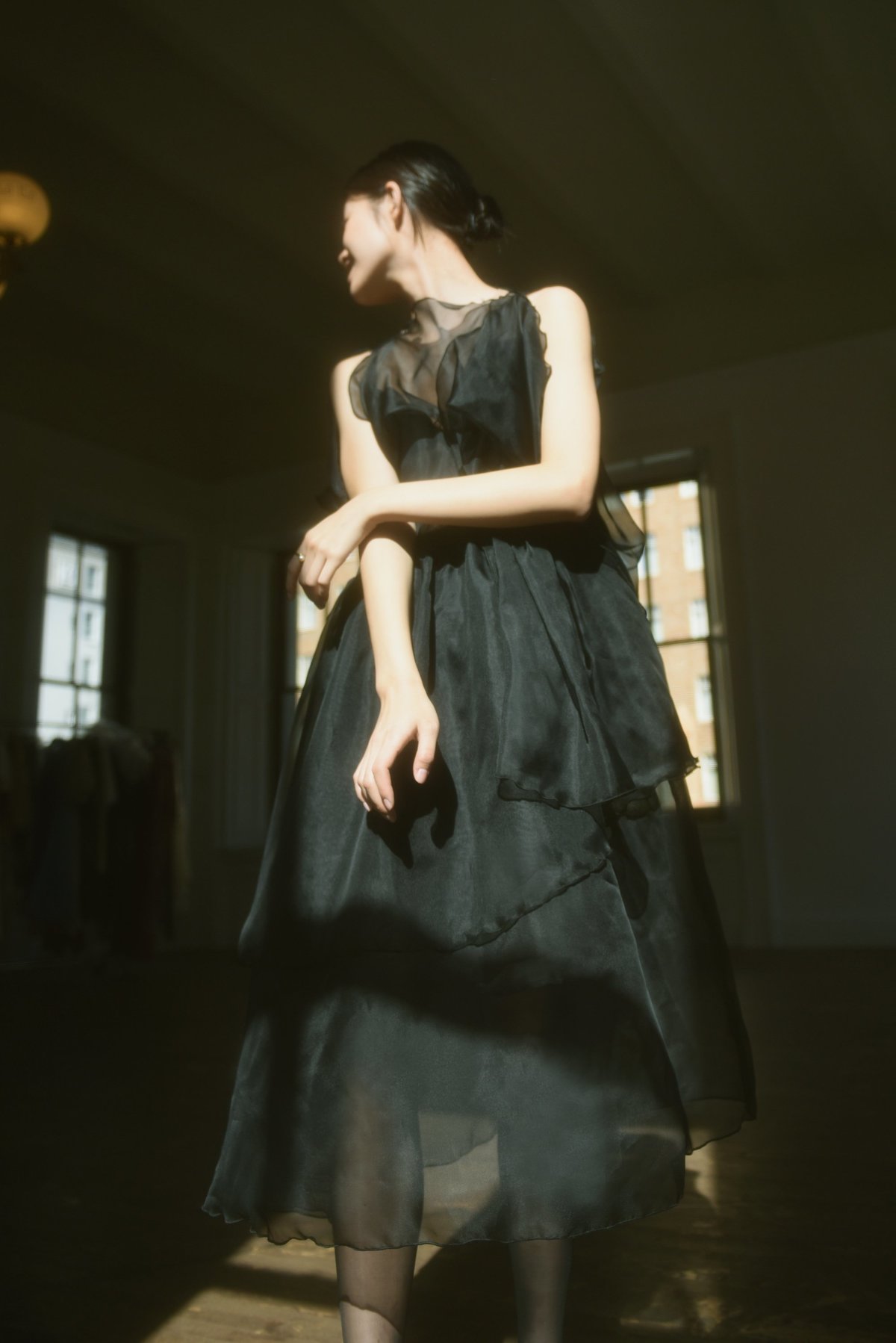 FRANKIE SILK ORGANZA DRESS