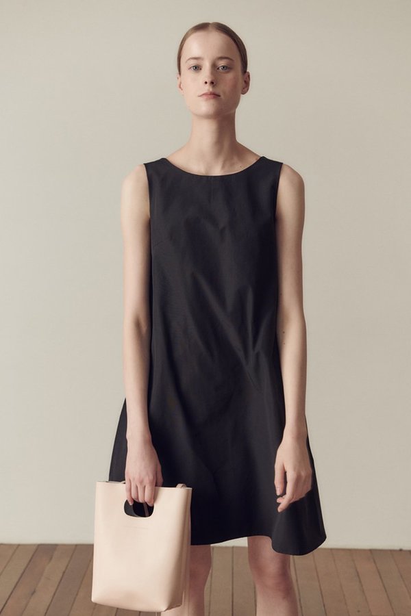 Hidden Forest Market Ceremony Mini Dress - Black