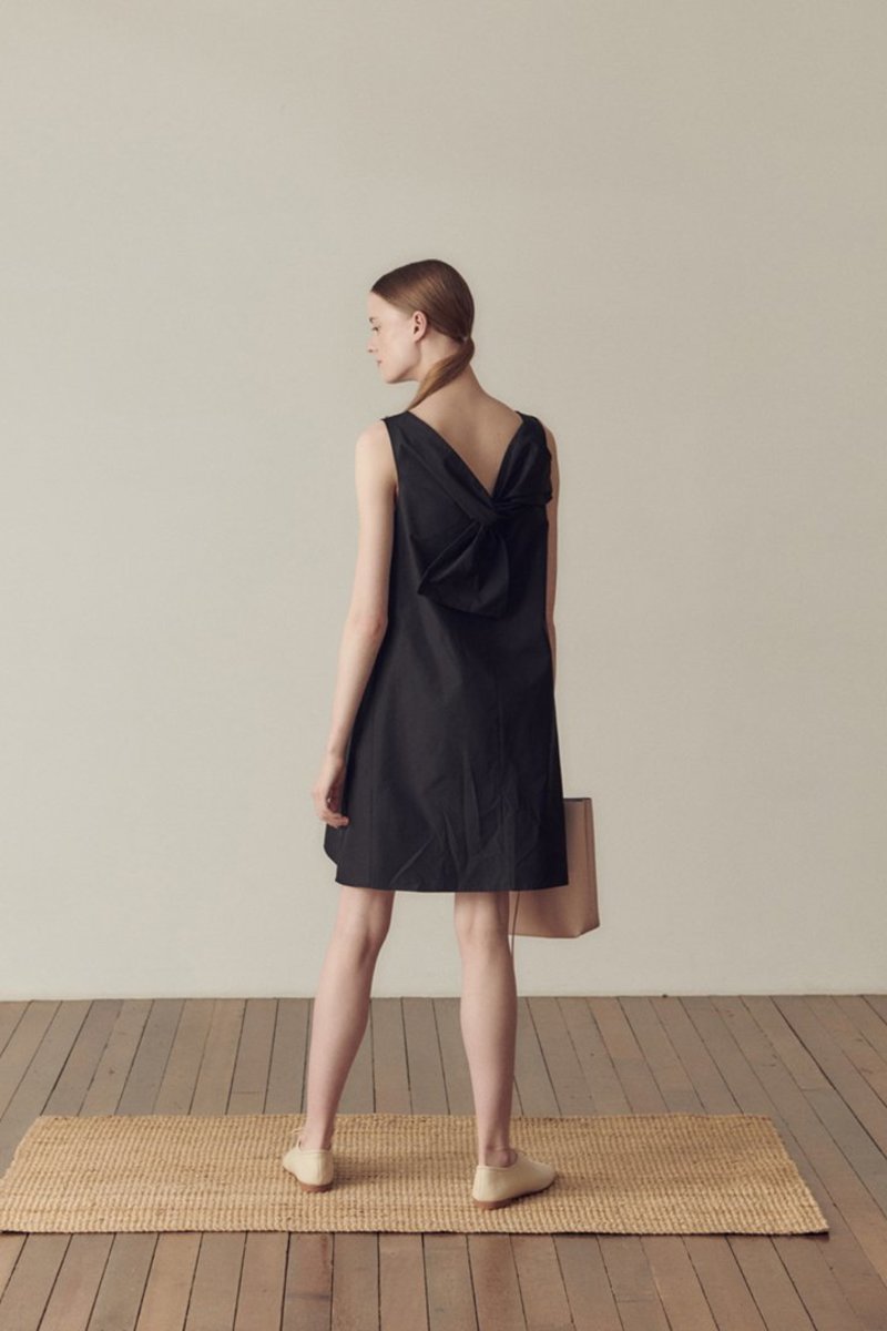 Hidden Forest Market Ceremony Mini Dress - Black