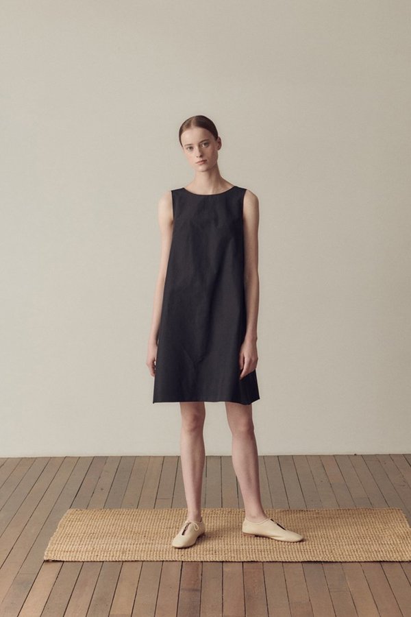 Hidden Forest Market Ceremony Mini Dress - Black