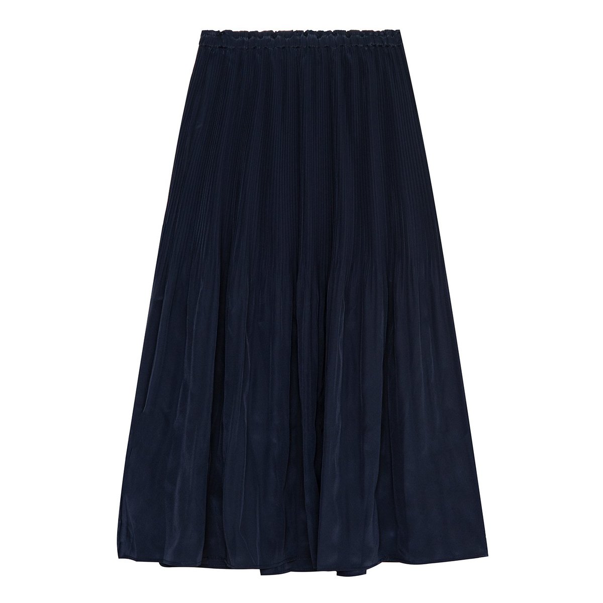 Hidden Forest Market Fortuna Pleats Silky Skirt - Navy - Image 6 of 6