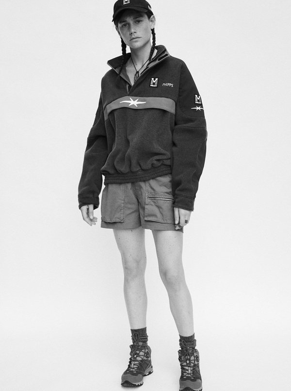 PHIPPS MILLET Collaboration Fleece Pullover Jacket | Garmentory