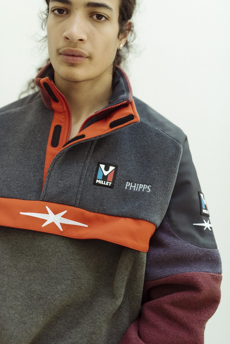 PHIPPS MILLET Collaboration Fleece Pullover Jacket | Garmentory