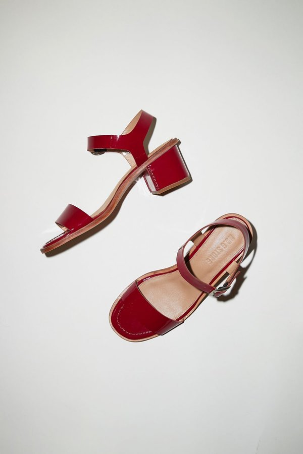 No.6 Palermo Sandal - Raspberry Patent No.6 Palermo Sandal - Raspberry Patent