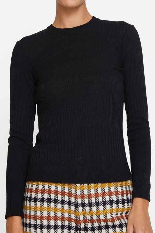 No.6 Stellan Crewneck Knit - Black No.6 Stellan Crewneck Knit - Black