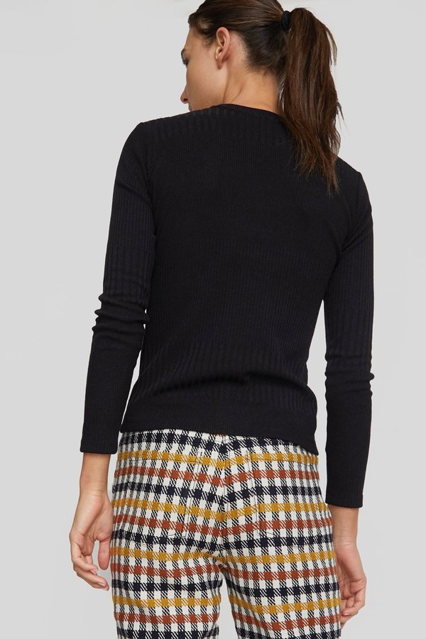 No.6 Stellan Crewneck Knit - Black No.6 Stellan Crewneck Knit - Black