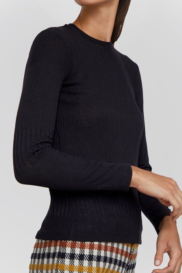 No.6 Stellan Crewneck Knit - Black No.6 Stellan Crewneck Knit - Black