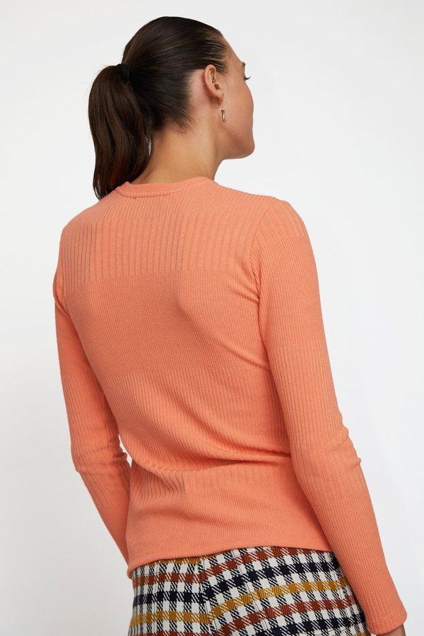 No.6 Stellan Crewneck Knit - Papaya No.6 Stellan Crewneck Knit - Papaya