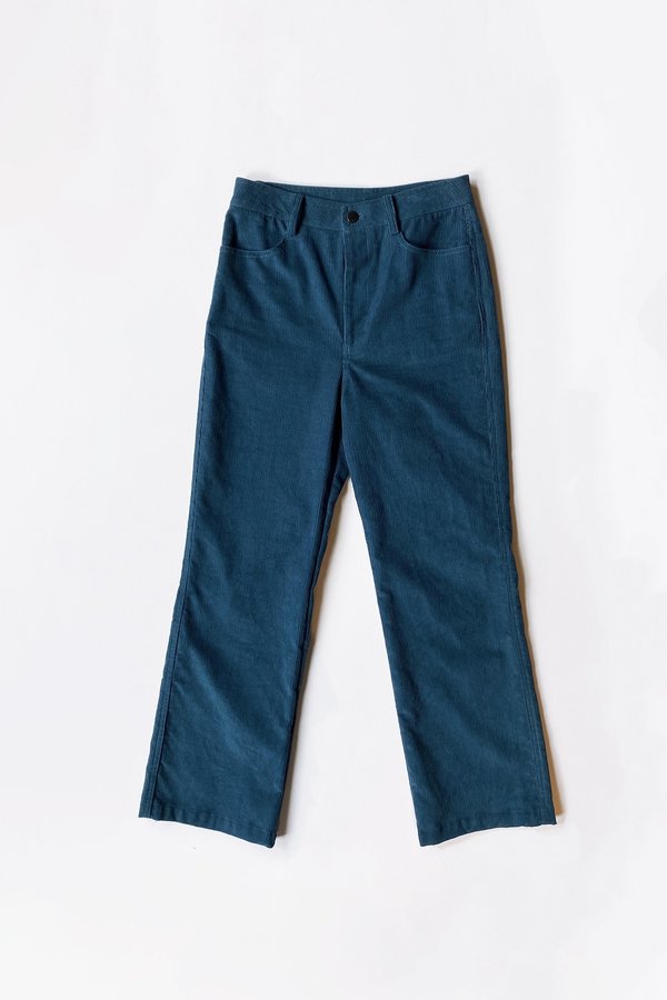 No.6 Tuesday Corduroy Jean - Teal No.6 Tuesday Corduroy Jean - Teal