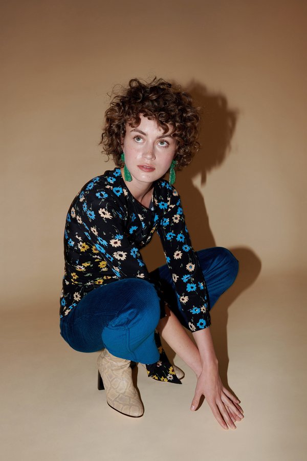 No.6 Tuesday Corduroy Jean - Teal No.6 Tuesday Corduroy Jean - Teal
