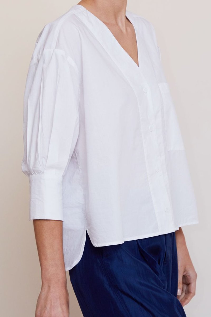 No.6 Turin Blouse - white