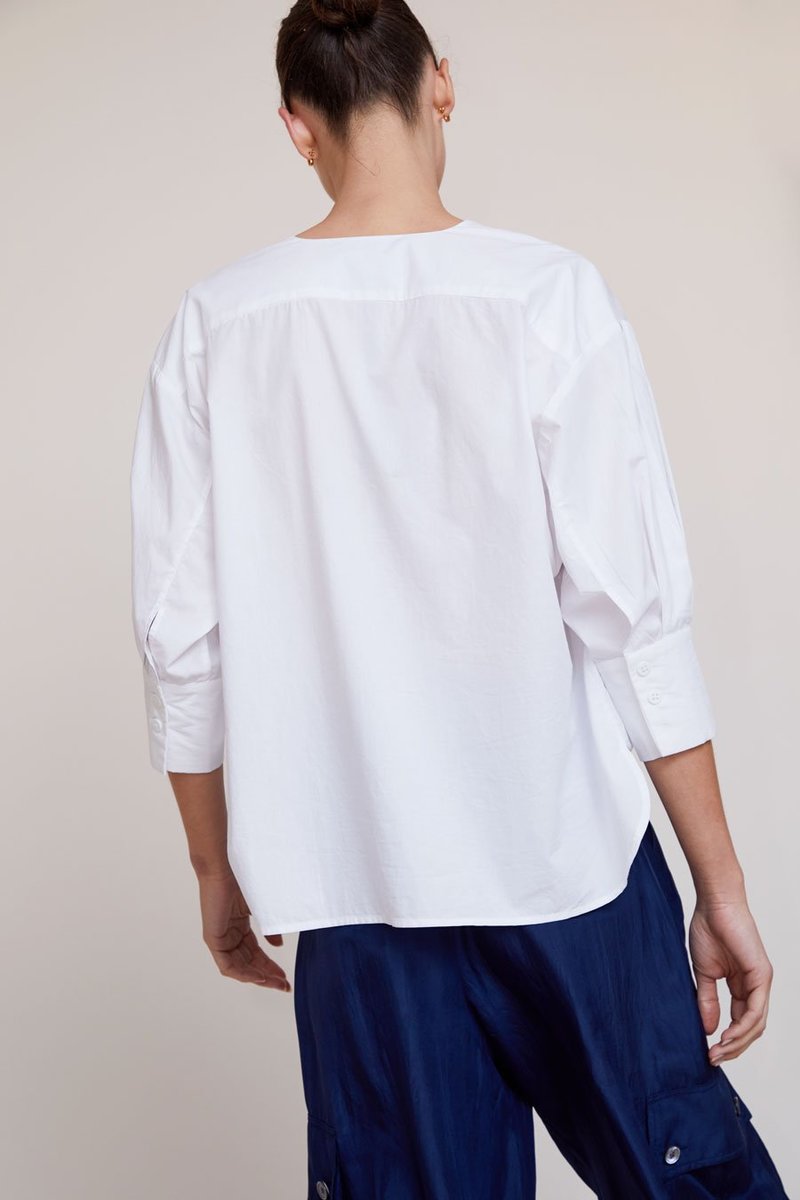 No.6 Turin Blouse - white