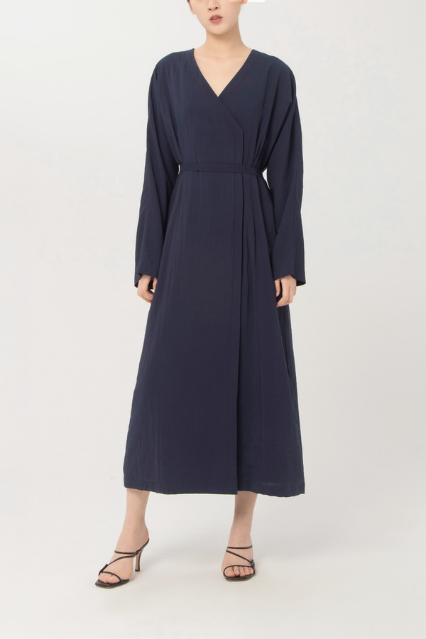 LE17SEPTEMBRE BELTED LONG ONEPIECE - white LE17SEPTEMBRE BELTED LONG ONEPIECE - white
