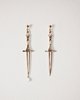 Pamela Love Dagger Earrings - Sterling Silver - Thumbnail 1