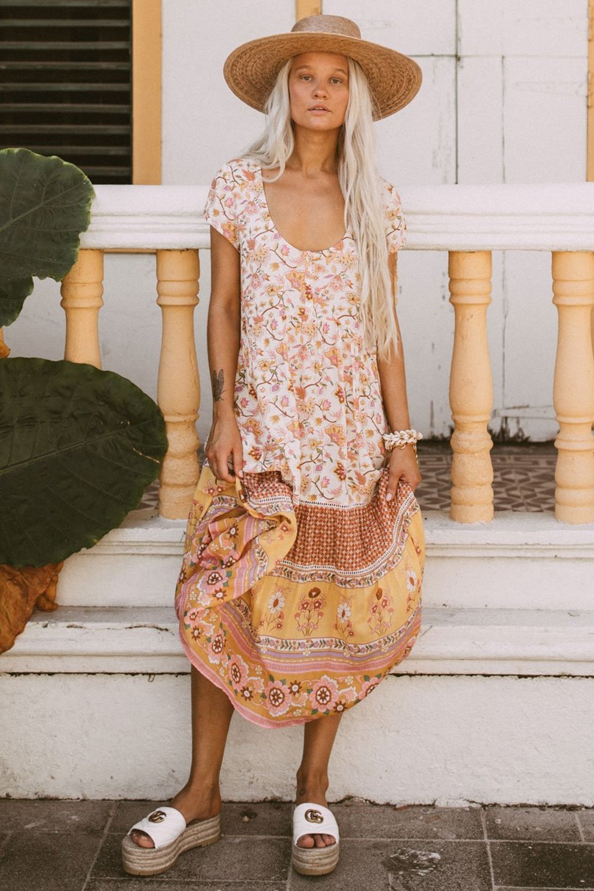 portobello road boho dress SPELL & THE GYPSY COLLECTIVE Portobello Road Babydoll Midi Dress