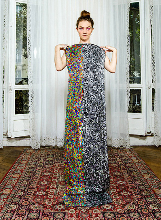 Marlene Huissoud Pixel Scarf Marlene Huissoud Pixel Scarf