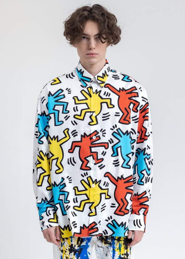 Études Studio Illusion Keith Haring Shirt White Garmentory