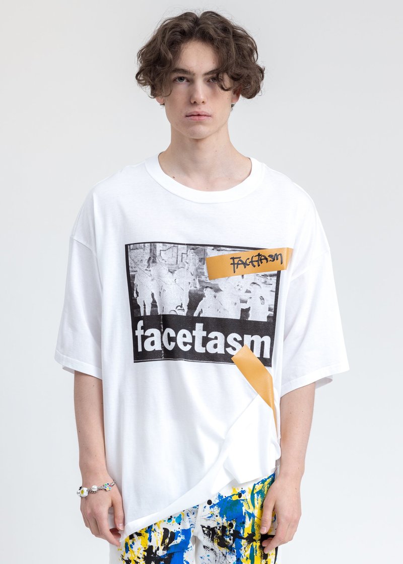 FACETASM ガムテープ Tシャツ FACETASM Tシャツ/TAPE BIG TEE facetasm 