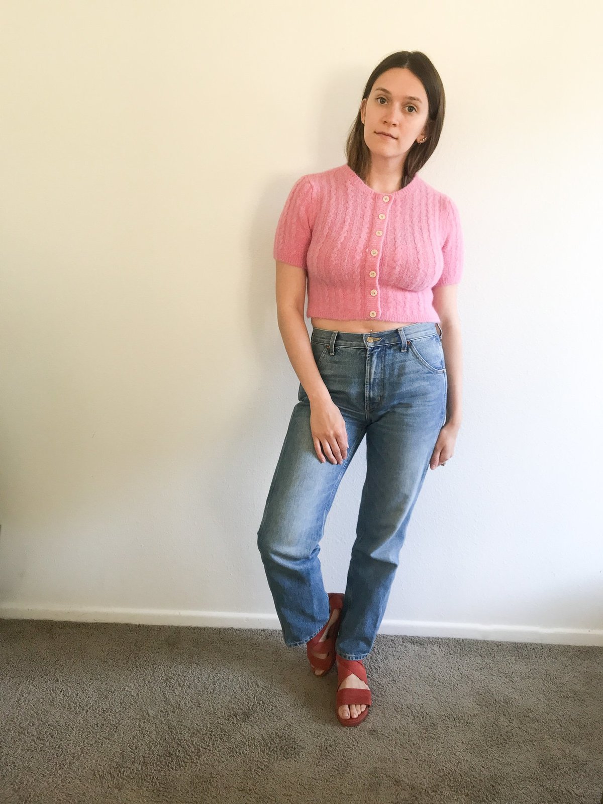 Tach Clothing Tach Dalia Knit Top Pink Garmentory