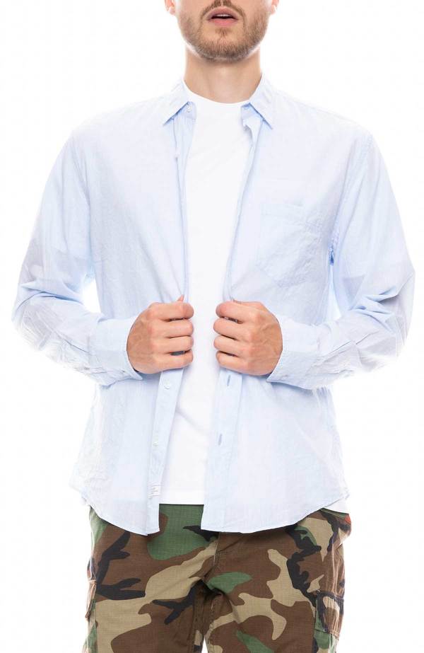 Frank & Eileen Don Italian Chambray Shirt - LIGHT BLUE Frank & Eileen Don Italian Chambray Shirt - LIGHT BLUE