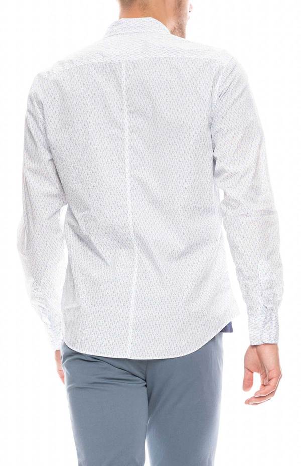 Frank & Eileen Finbar Shirt with Bird Print - LIGHT BLUE Frank & Eileen Finbar Shirt with Bird Print - LIGHT BLUE