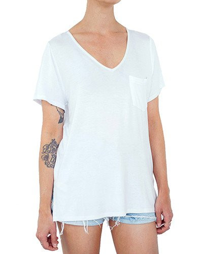 Menage A Deux V-Neck with Pocket tee Menage A Deux V-Neck with Pocket tee