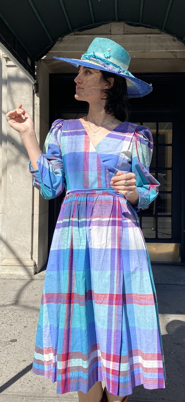 cotton madras dress Cotton Madras Dress