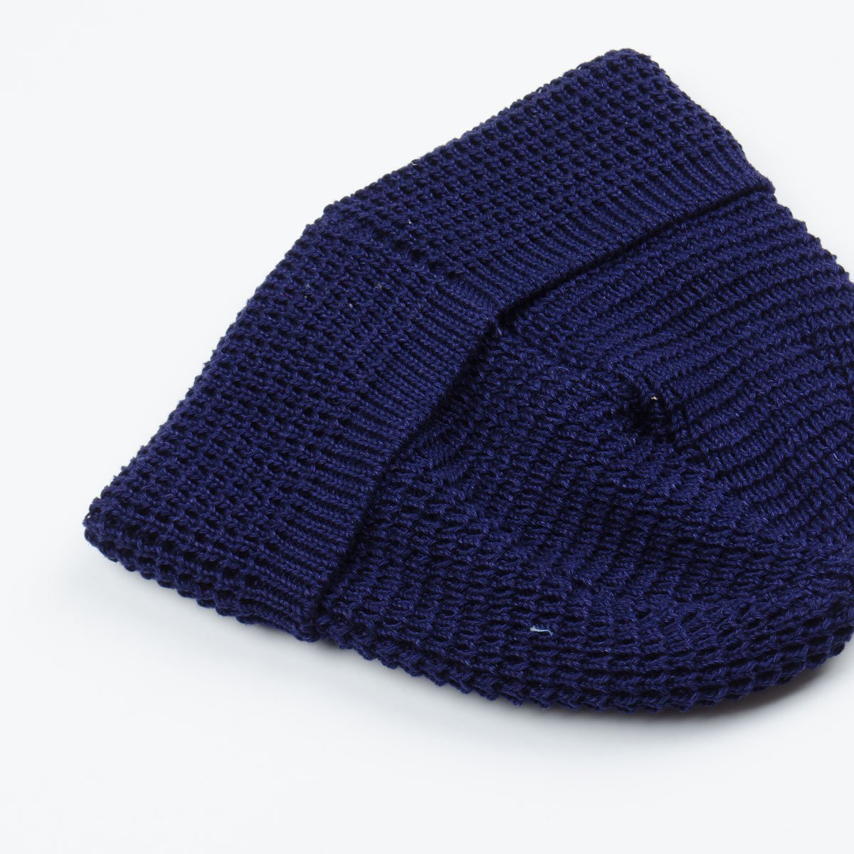 cableami Denim-like Cotton Beanie - Navy - Image 2 of 2