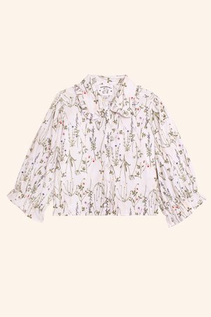 Meadows Dahlia Shirt - English Stems 