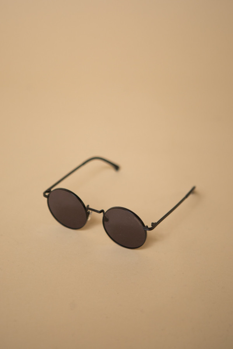 KOMONO Lennon Sunglasses Matte Black Garmentory