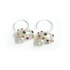 LUINY RAINBOW SHELL EARRINGS - STERLING SILVER - Thumbnail 7