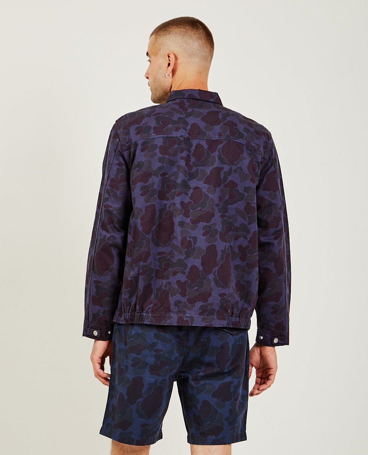 Alex Mill Herringbone Zip Jacket Navy Garmentory