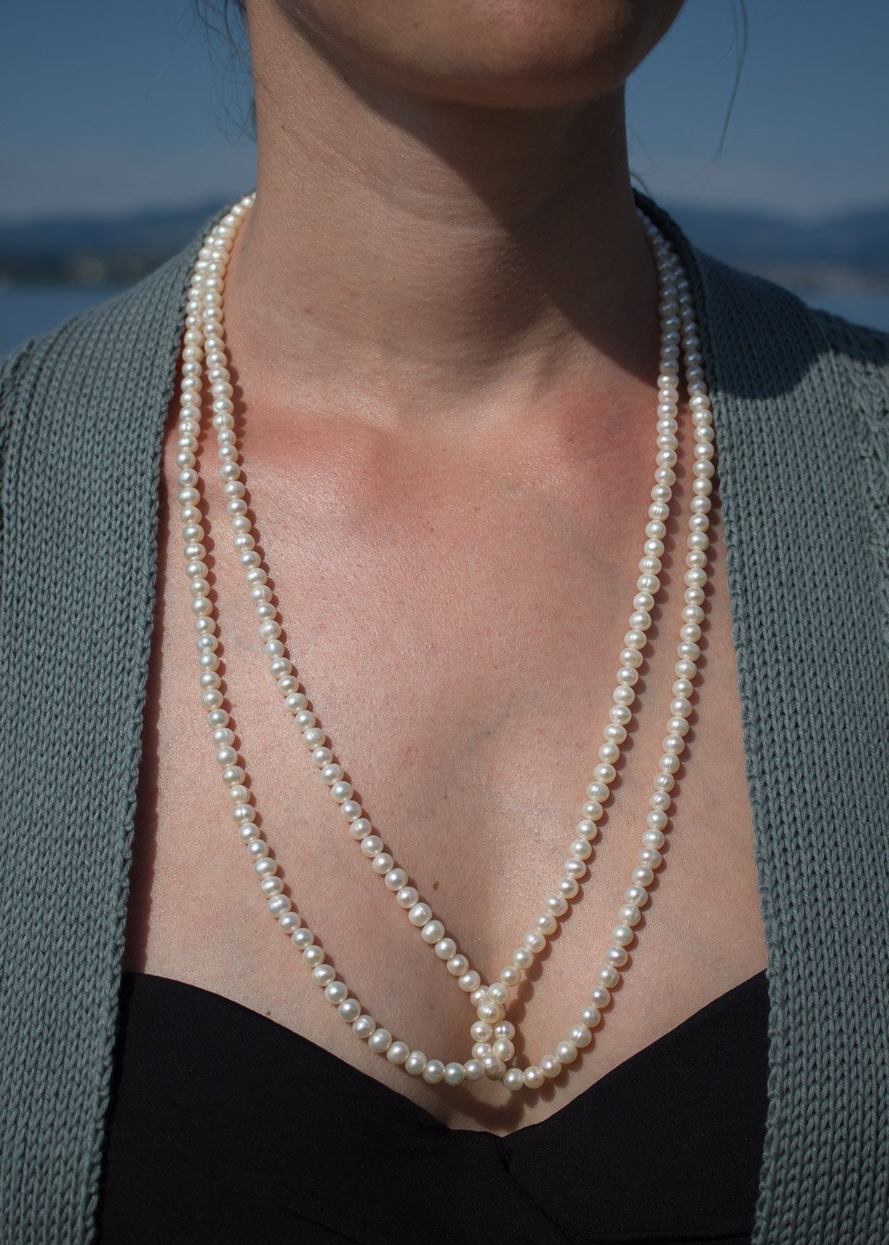 Sophie Buhai Long Delicate Pearl Necklace Garmentory Sophie Buhai Long Delicate Pearl Necklace Garmentory