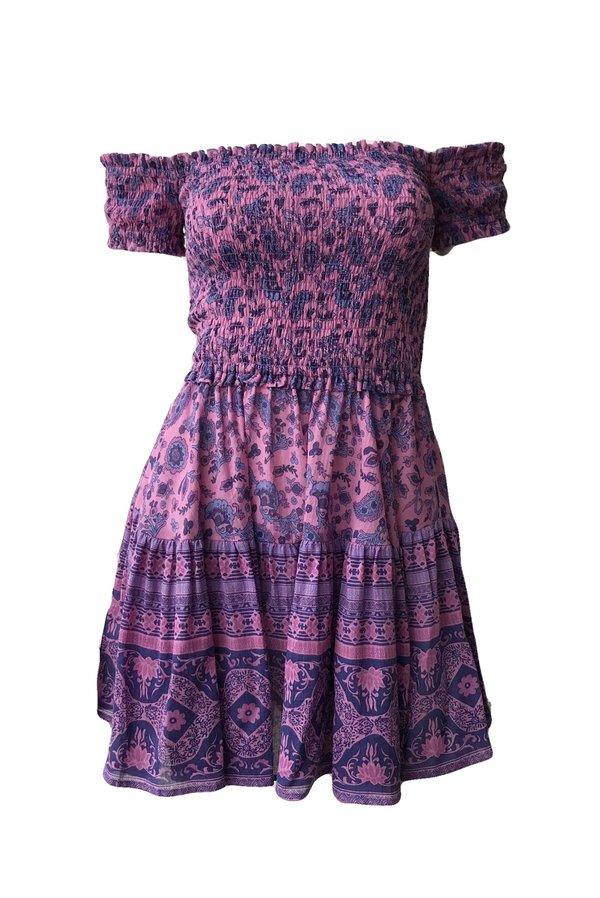 SPELL & THE GYPSY COLLECTIVE Journey Ra-Ra Mini Dress - Mulberry on  Garmentory