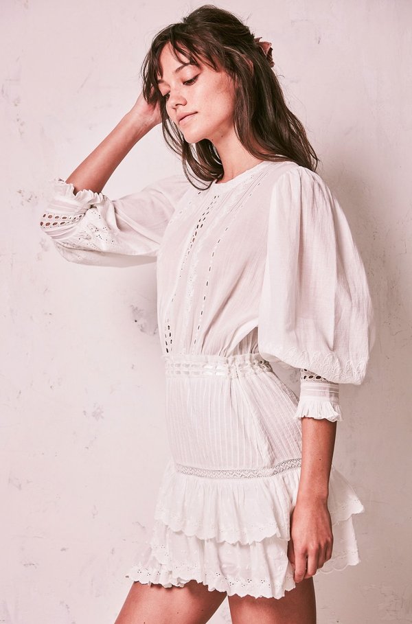 LoveShackFancy Lorelei Dress - Ivory LoveShackFancy Lorelei Dress - Ivory