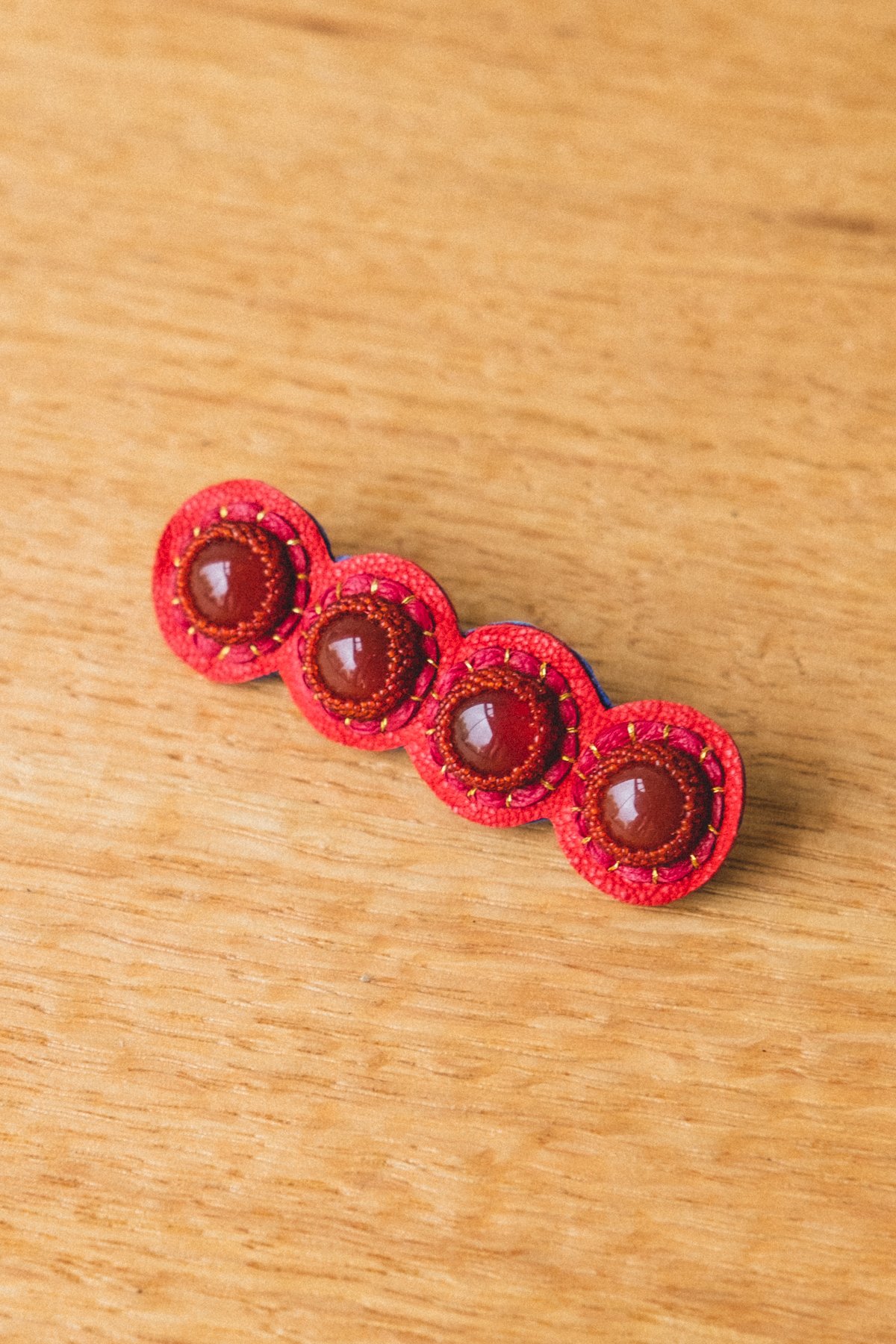 BARRETTE-IN-CARNELIAN-  display picture 1