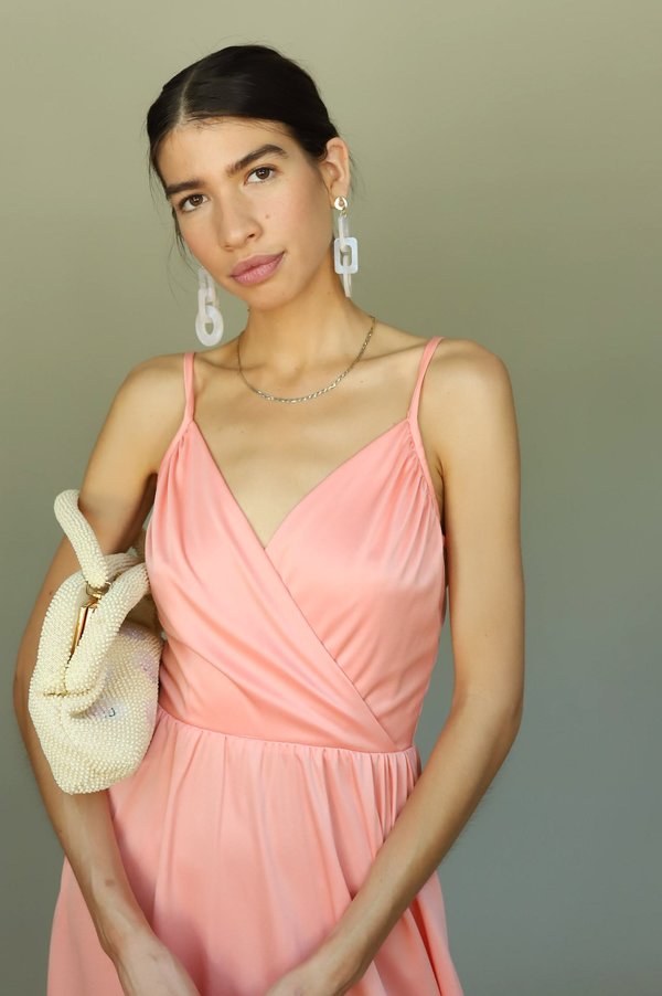 poppy red dress Ruffle Detail Tier Midi Dress-Poppy Red