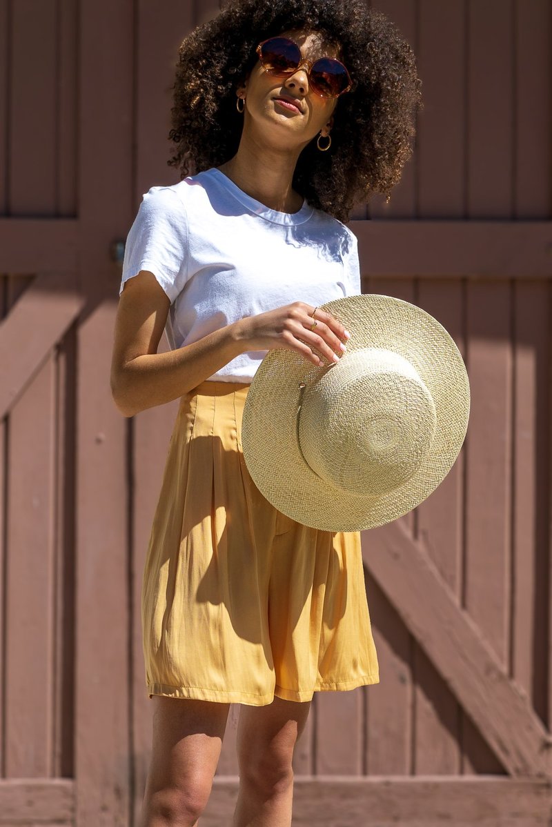 Lack of Color Wanderer Boater - Straw | Garmentory display picture 2