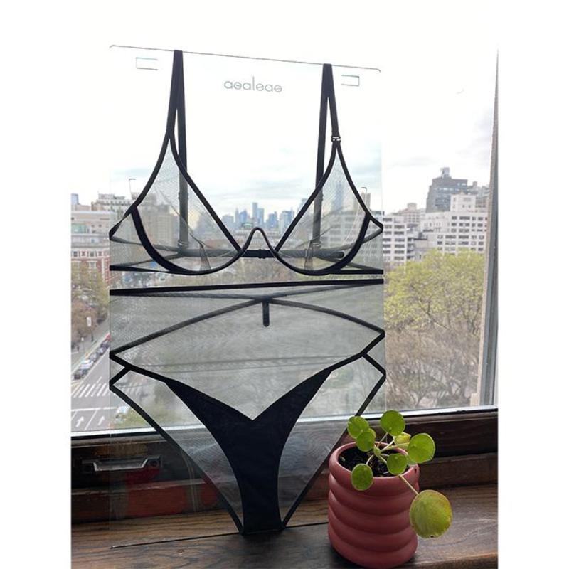 La Fille d'O Chime Fest Mono Wire V Bra - Khaki