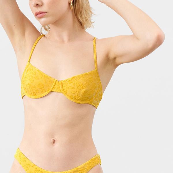 Mara Hoffman Mazlyn Underwire Bikini Top - Yellow Mara Hoffman Mazlyn Underwire Bikini Top - Yellow