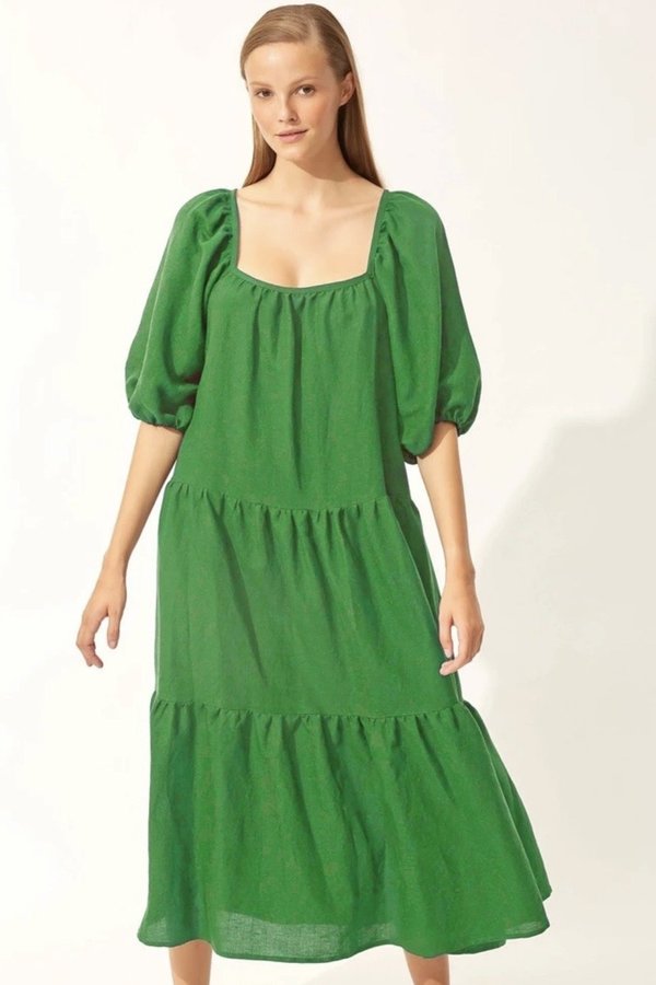 formal peasant dress Peasant Dress - Elegant Casual Wear main image 0