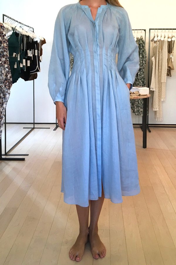 Three Graces Valeraine Dress - Sky Blue on Garmentory Three Graces Valeraine Dress - Sky Blue on Garmentory